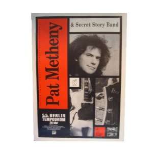 Pat Metheny Tour Poster Berlin Secret Story Band The