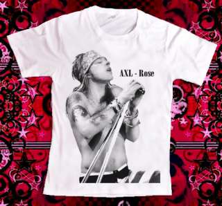 Axl Rose Guns N Roses Pop Rock Music Emo T Shirt Sz.M  