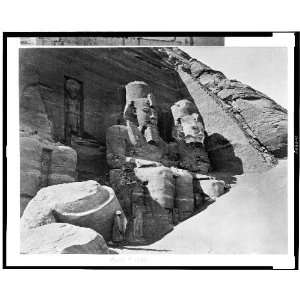   Colossi of Great Temple, Abu Sunbul, Egypt,Ramses II