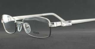 FENDI F769R 769 033 Silver Womens Designer EYEGLASSES Frames 