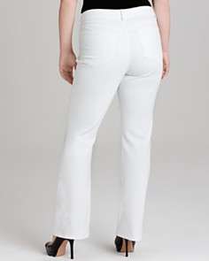 Not Your Daughters Jeans Plus Size Barbara Bootcut Jeans in White