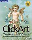 CLICK ART CELEBRATIONS & HOLIDAYS 2 , Win XP/Vista/7 (32 bit) PC 