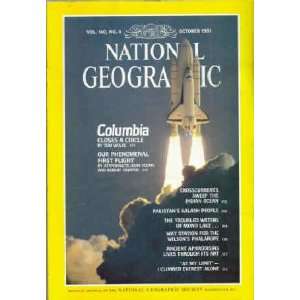 National Geographic, October 1981 First Shuttle Flight (Volume 160 