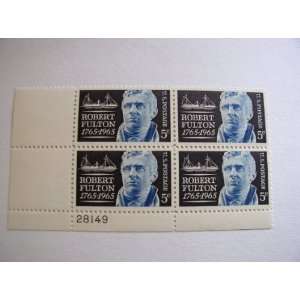  US 1965 Postal Stamps, Robert Fulton Anniversary, S# 1270 