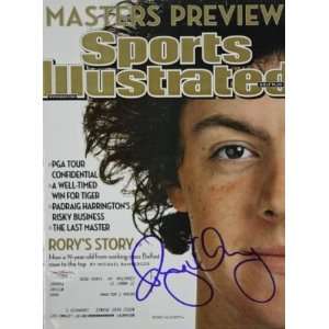 RORY MCILROY PGA GOLF SIGNED AUTHENTIC SI MAGAZINE JSA