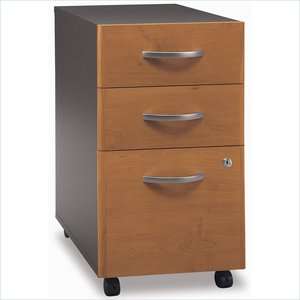   Furniture Series C 3 Drawer Vertical Mobile Wood File Filing Cabinet