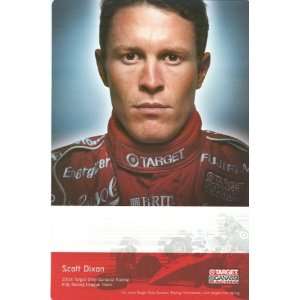  2003 Scott Dixon Target Indy Car postcard 