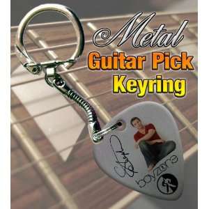  Stephen Gately Boyzone Metal Guitar Pick Keyring Musical 