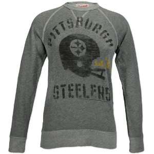 Pittsburgh Steelers Ladies Terry Raglan Crew Sweatshirt  