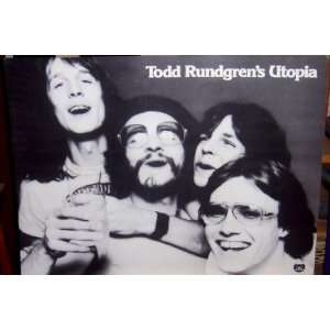 Todd Rundgrens Utopia 1976 Bearsville Records Promotional Poster