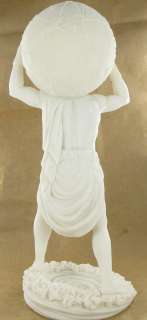 Greek God ATLAS Statue   Classic Marble Finish   8002  