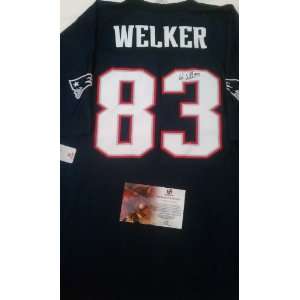 Wes Welker Signed New England Patriots Jersey