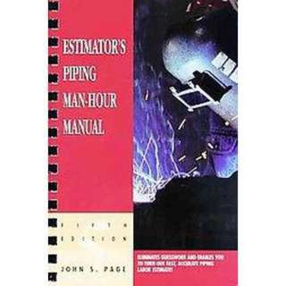 Estimators Piping Man Hour Manual (Subsequent) (Spiral).Opens in a 