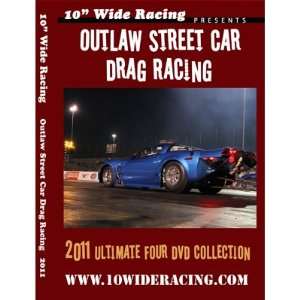 10 Wide Racing Four DVD Ultimate Collectors Box Set 2011 Drag Racing 