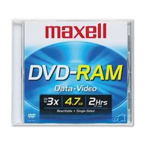  Maxell® DVD RAM Rewritable Disc DISC,DVD RAM 4.7GB 52565 