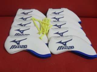 Mizuno Golf Iron Head covers set white Headcover 10pcs  