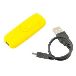   Battery USB Electronic Cigarette Lighter/Yellow