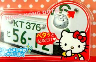 Hello Kitty DECOR CAR LICENSE PLATE SCREW COVER F29c  