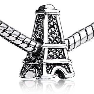 Pugster Eiffel Tower Charm Bead Pandora Biagi Compatible by Pugster