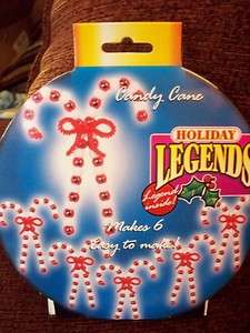 Holiday Legends Candy Cane Beaded Ornament Kit    