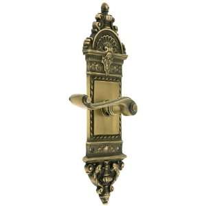 Solid Brass European Style Door Set with Rope Levers Antique Brass 