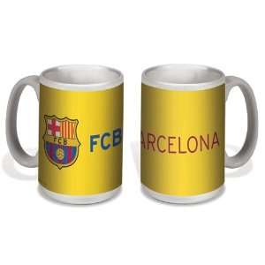  FC BARCELONA OFFICIAL 15OZ CAPACITY SOCCER COFFEE MUG 