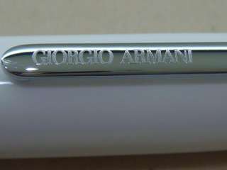 Tibaldi Giorgio Armani Montenapoleone White ball pen  