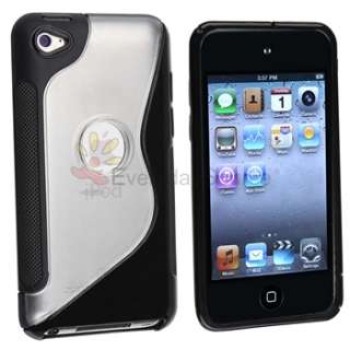   Rubber Hard HYBRID CASE COVER for iPOD TOUCH 4TH GEN 4G 4+FILM  