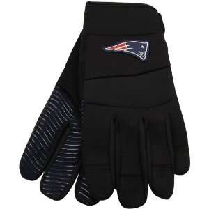  NFL McArthur New England Patriots Black Deluxe Utility Work Gloves 