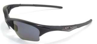 New Oakley Sunglasses Half Jacket XLJ Jet Black w/Deep Blue Polarized 