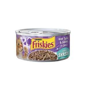 Friskies Savory Shreds With Turkey & Giblets In Gravy Canned Cat Food 