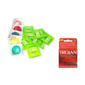 Beyond Seven Assorted Colors Latex Condoms Lubricated 108 condoms Plus 
