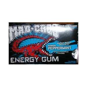 Mad croc Power Peppermint Energy Gum Sugar Free   Bulk Bag of 35/2 