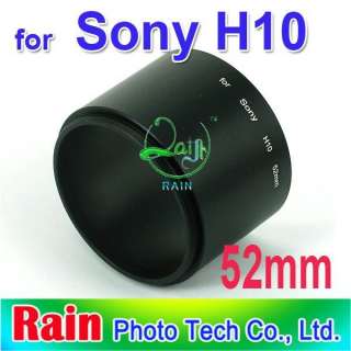 52mm Metal Lens Filter Adapter Tube for SONY DSC H10 H3  
