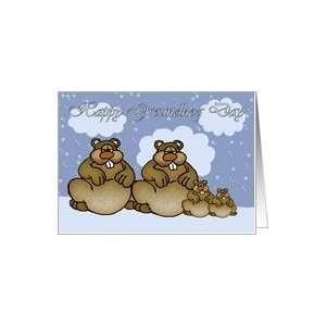  Happy Groundhog Day, Groundhog family Card Health 