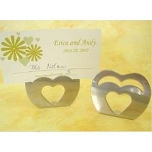    United Gifts 12 Silver Heart Place Card Holder