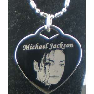   Jackson TRIBUTE PLAIN HEART Shaped tag necklace: Everything Else