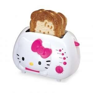 Hello Kitty 2 Slice Wide Slot Toaster with Cool Touch Exterior:  