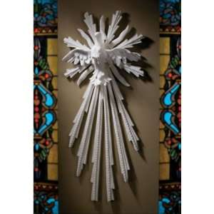  Dove of Peace Bonded Natural Marble Wall Sculpture: Home 