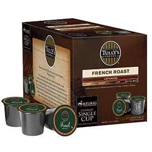 Keurig Brewing System Replacement K Cups, Tullys French Roast 108 K 