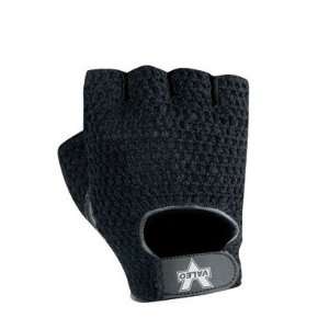   Gloves With Padded Leather Palm, Tery Lining And Hook And Loop Cuff