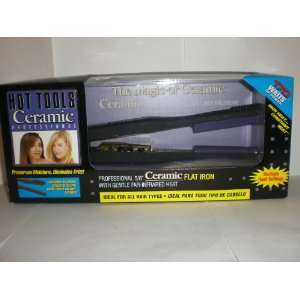  HOT Tools Professional Ceramic 5/8 Inch Flat Iron with 