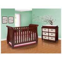 Slumber Time by Simmons Kids Hutton Sleigh Crib   Target