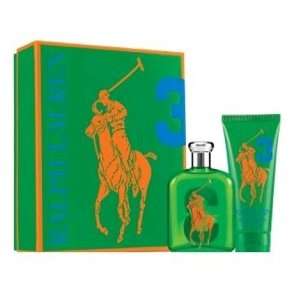  Polo Big Pony Green #3 by Ralph Lauren, 2 piece gift set 