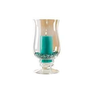   Gifts Candleholders Glass Pedestal Hurricane Lamp Set 