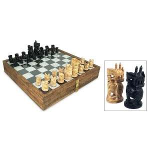  Wood chess set, Royal Challenge