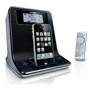   FM Dual Alarm Clock Radio with iPod Dock By PHILIPS: Electronics