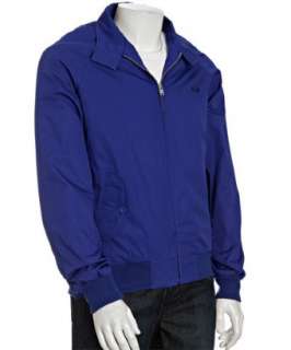 Fred Perry rich blue cotton Harrington jacket   