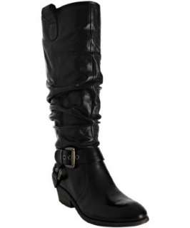 Boutique 9 black leather Satalite buckle boots   