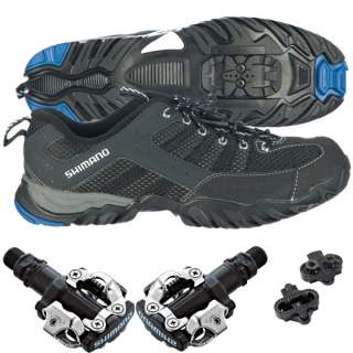 Shimano MT33 Mountain Bike Cycling SPD Shoes M520 Pedals Set all sizes 